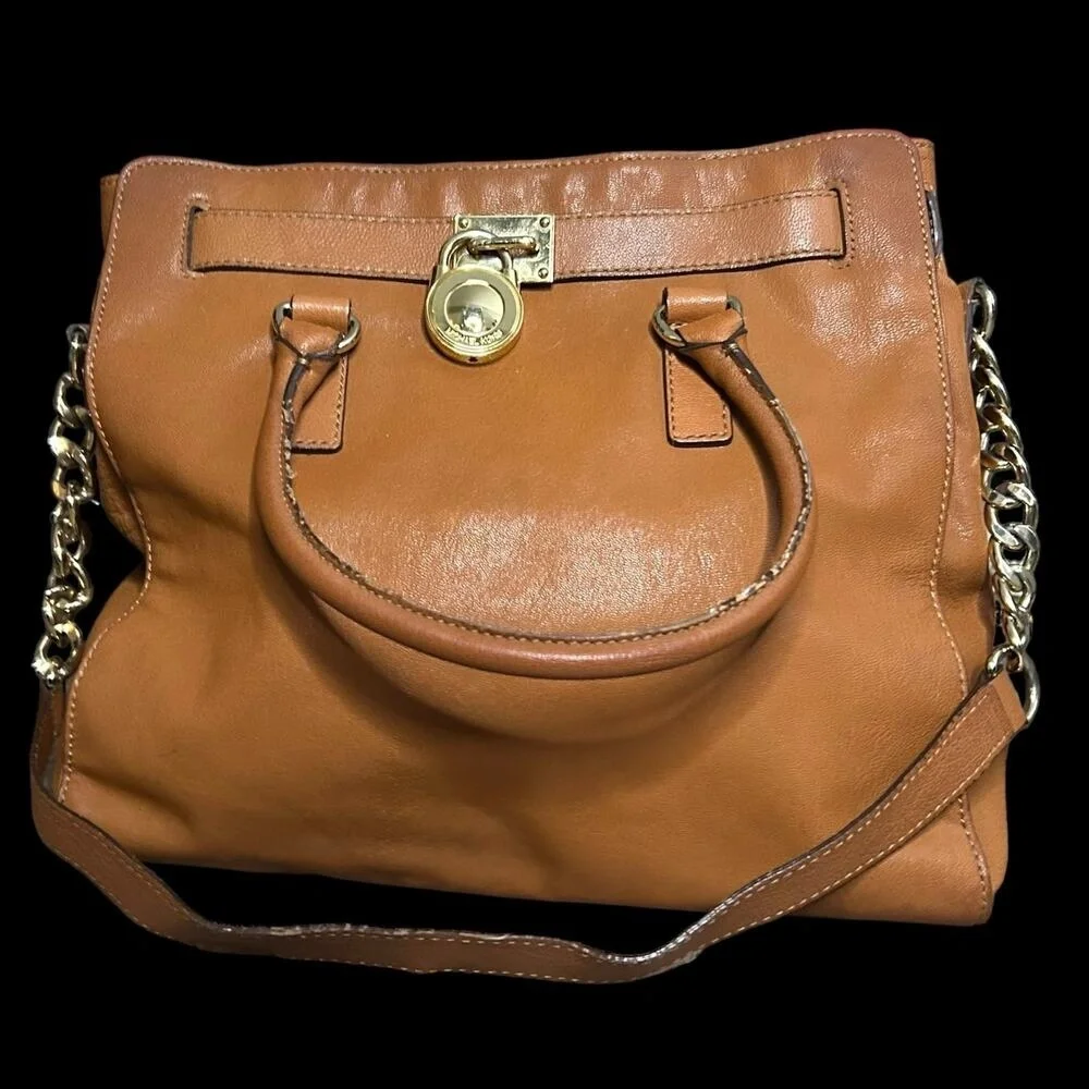 Michael Kors Tan Leather Tote - Picture 2 of 10